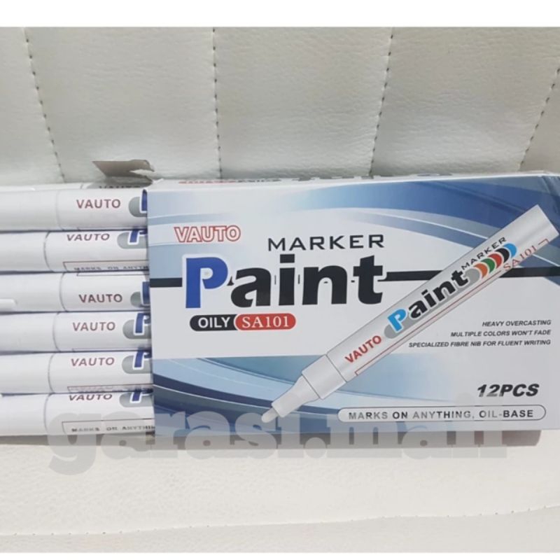 Spidol Ban Toyo X Vauto Paint Marker Original Putih Anti Luntur Permanent White Tire Velg Sepeda Mot