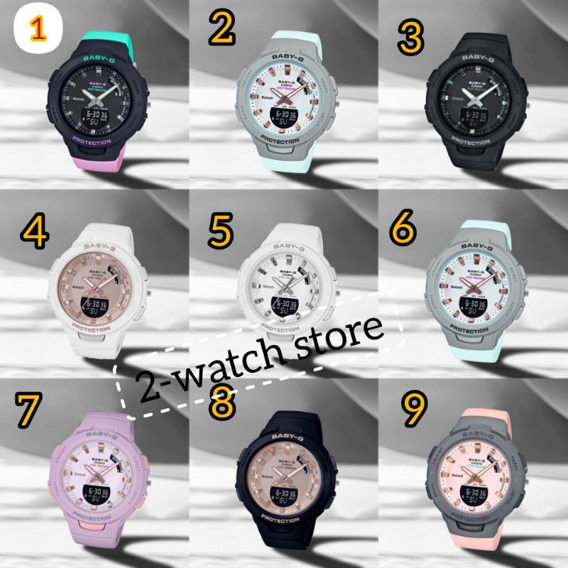 JAM TANGAN ANAK CEWEK / JAM TANGAN ANAK SEKOLAH KERJA / JAM TANGAN WANITA  ANTI AIR CASIO BABY G DUA