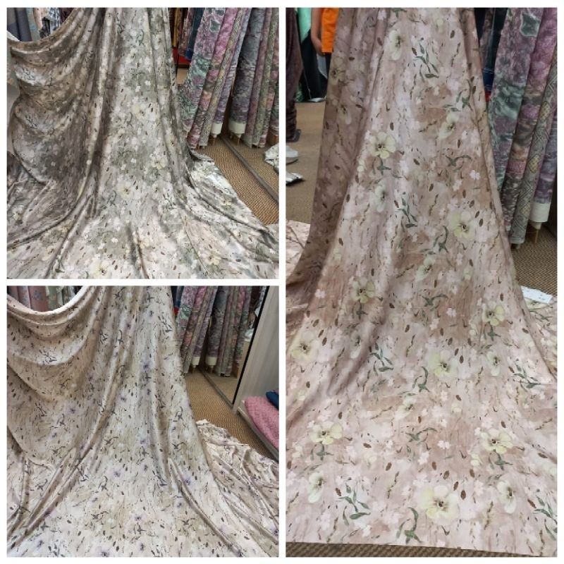 BAHAN KAIN ARMANI SILK PRINTING MOTIF/ARM SILK/ARMANI PRINT