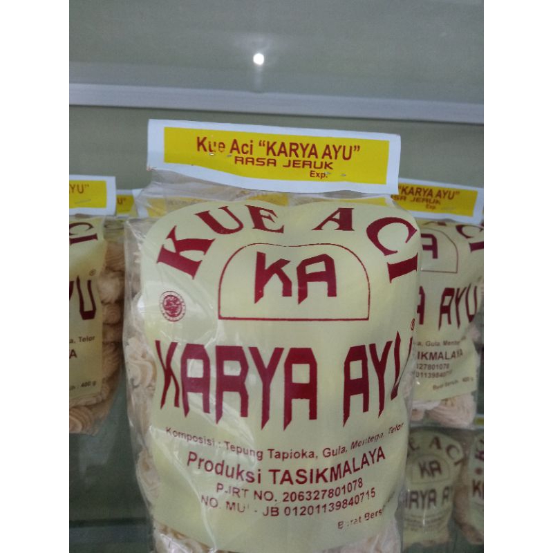 

Kue Aci Karya Ayu rasa Jeruk