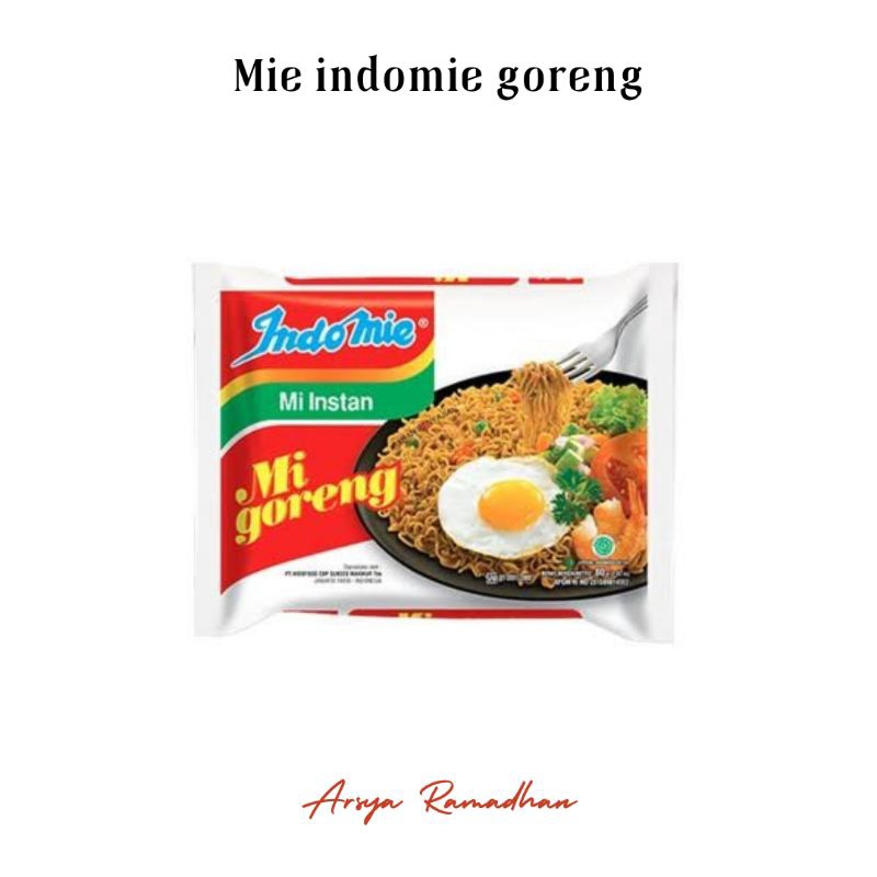 

MIE INDOMIE RASA GORENG