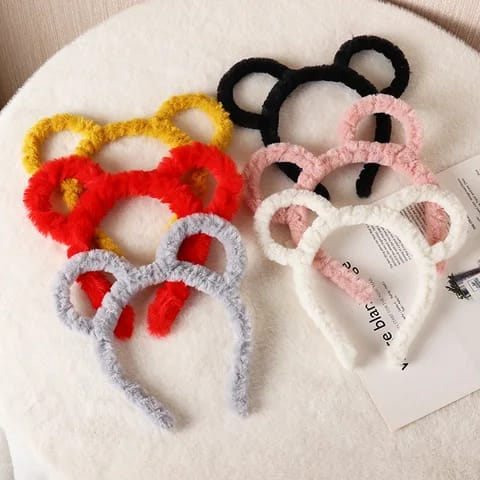 FY Bando Lucu Karakter Hewan dengan bahan Bulu Halus Bando Motif Karakter Animal