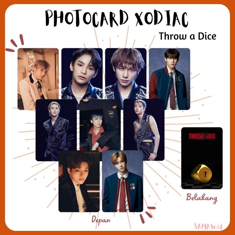 PHOTOCARD XODIAC THROW A DICE