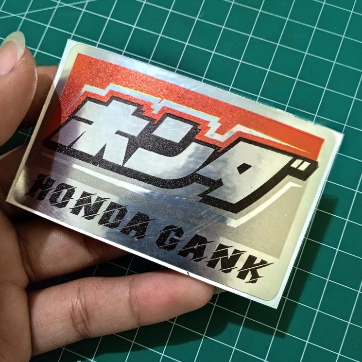 stiker honda gank