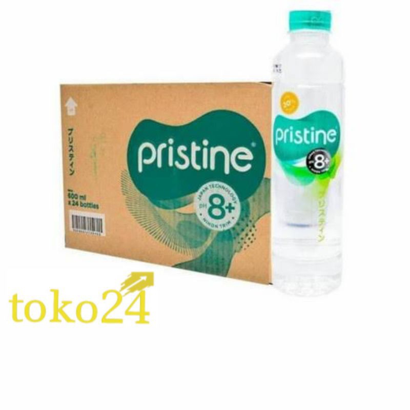 Pristine 8+ Air Mineral 600 ml 1 Dus isi 24