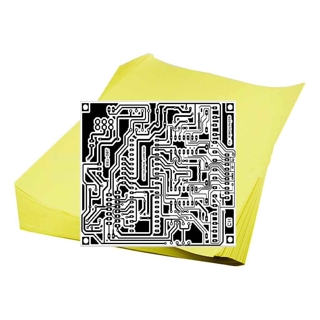 Kertas Transfer PCB A4 Kuning Jalur Papan Heat Thermal Print Toner