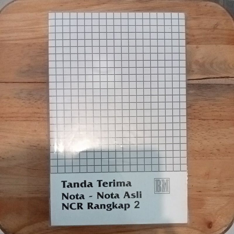 

buku tanda terima NCR rangkap 2 merek BM