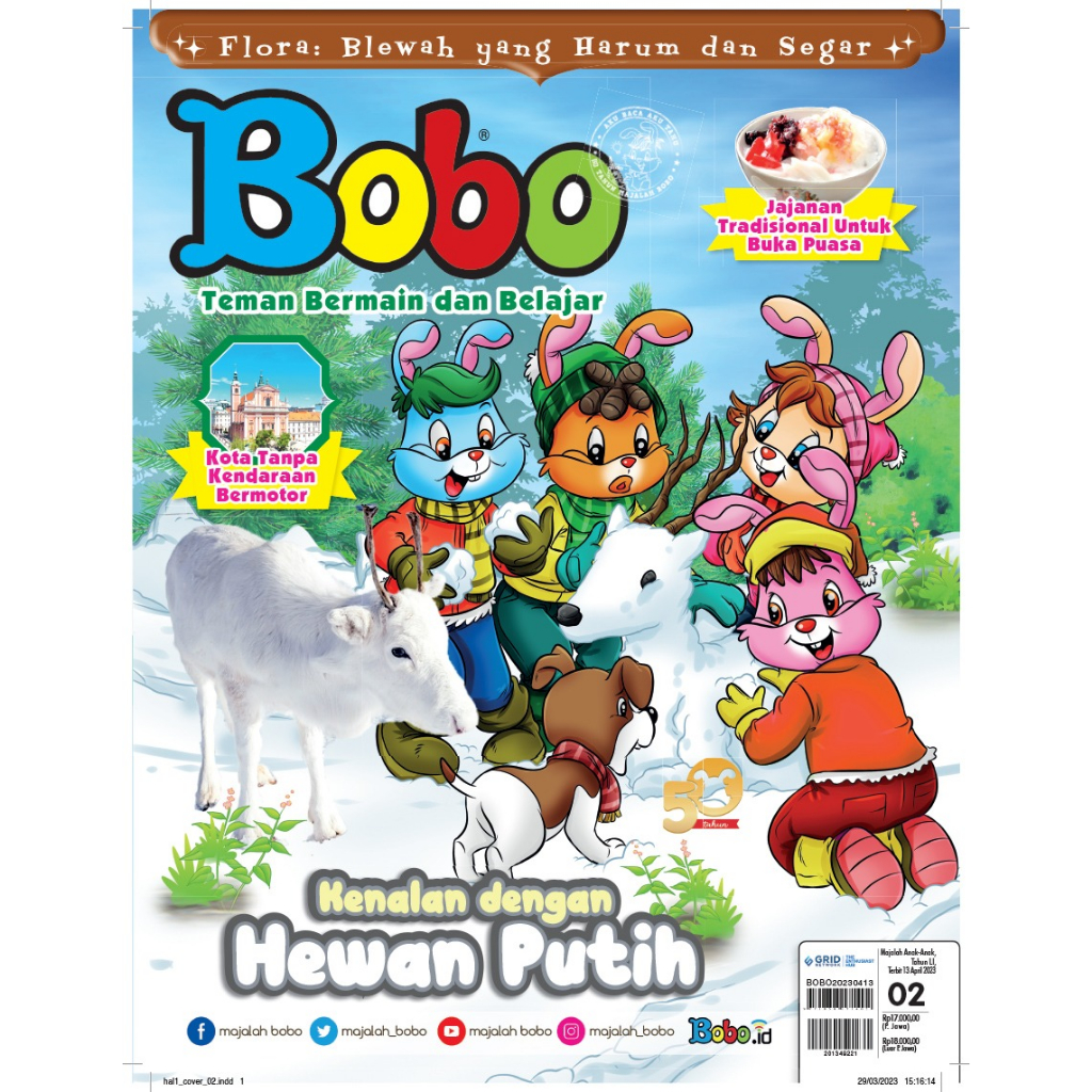 Majalah Bobo edisi April 2023 - Bobo No.02
