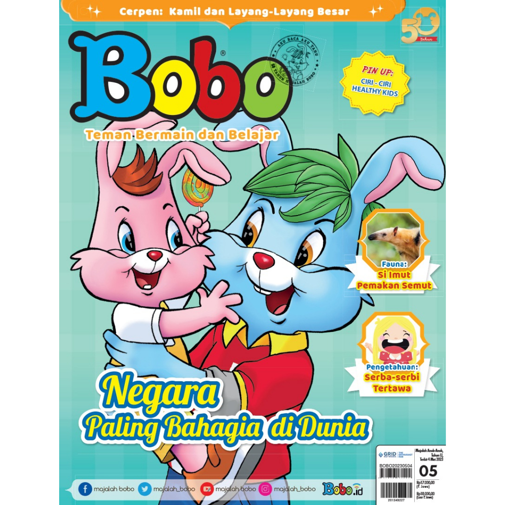 Majalah Bobo edisi Mei 2023 - Bobo No.05