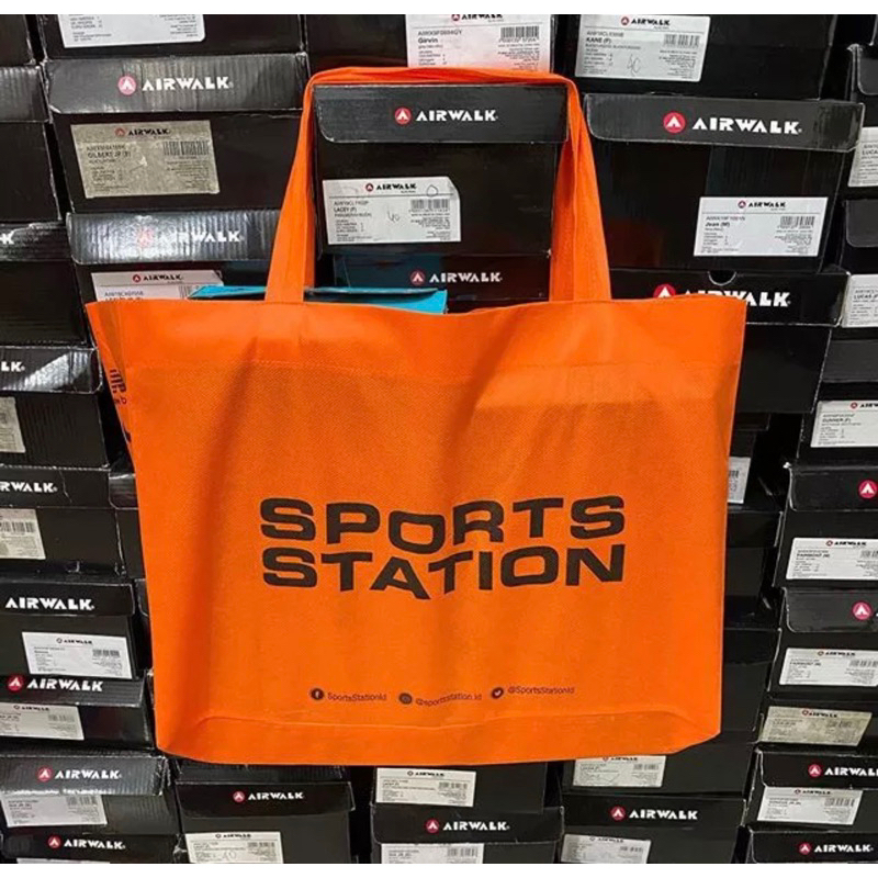 Paperbag Shoping Bag Sport Station Tas Belanja Original Store