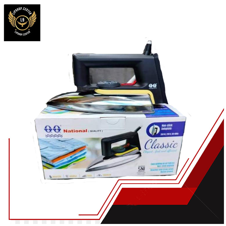 Setrika Anti Lengket Nasional QQ / Setrika Nasional QQ SNI