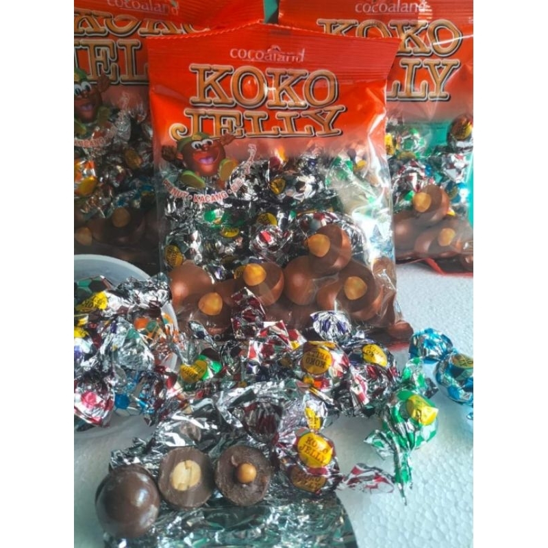 

COKLAT KOKO JELLY KECIL PEANUT/KISMIS