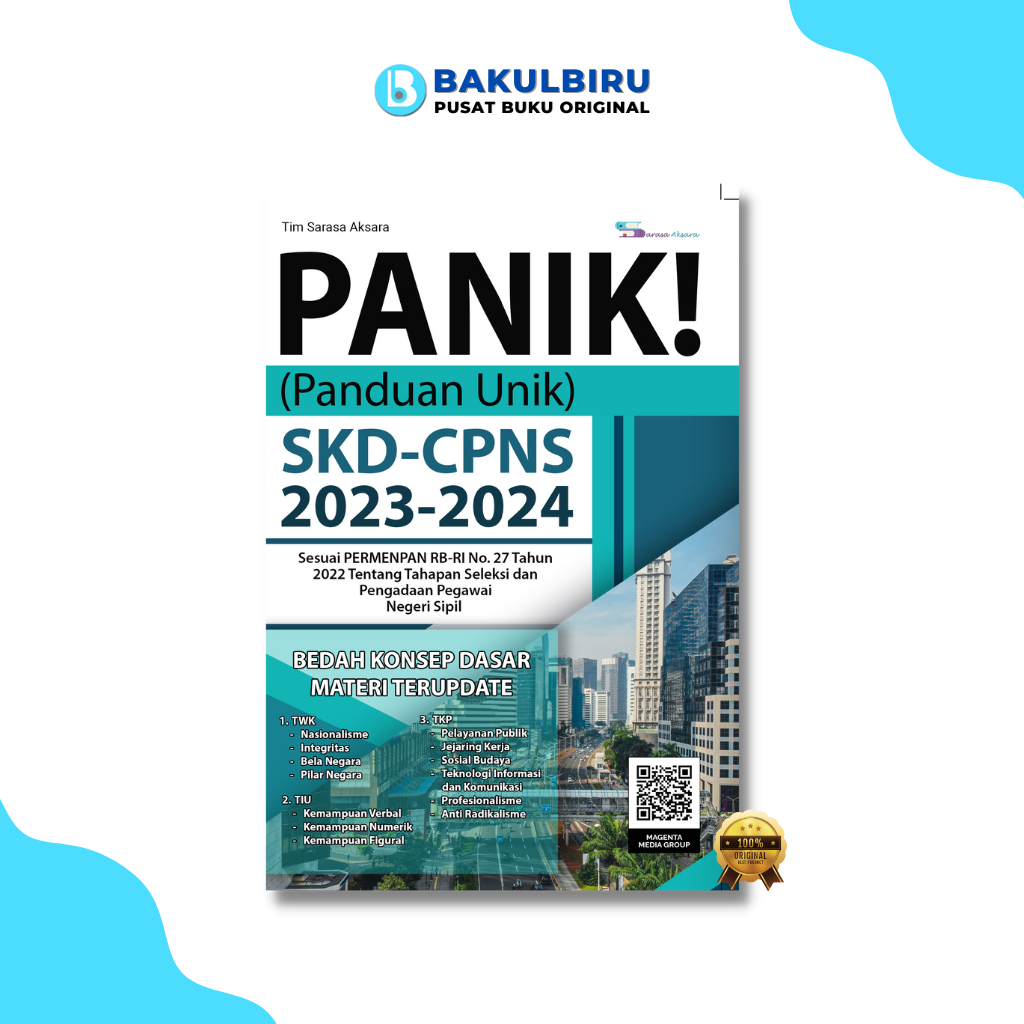 Buku Tes CPNS - Buku SKD - PANIK (Panduan Unik) SKD-CPNS 2023-2024