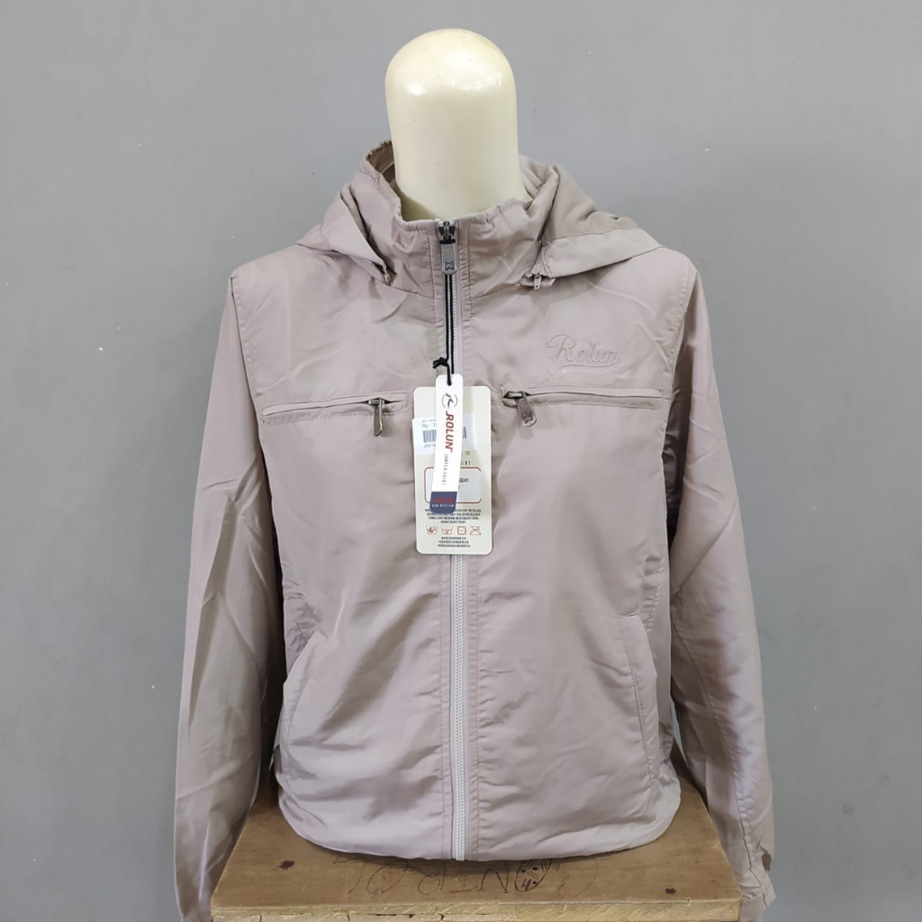 JAKET BOOMBER ROLUN SAND WANITA 746041 LENGAN PANJANG