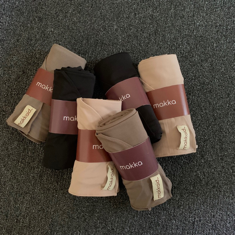 MAKKA Hanna Hijab instan - Jilbab instan - Hijab rayon jersey - Kaos jersey inner instan premium