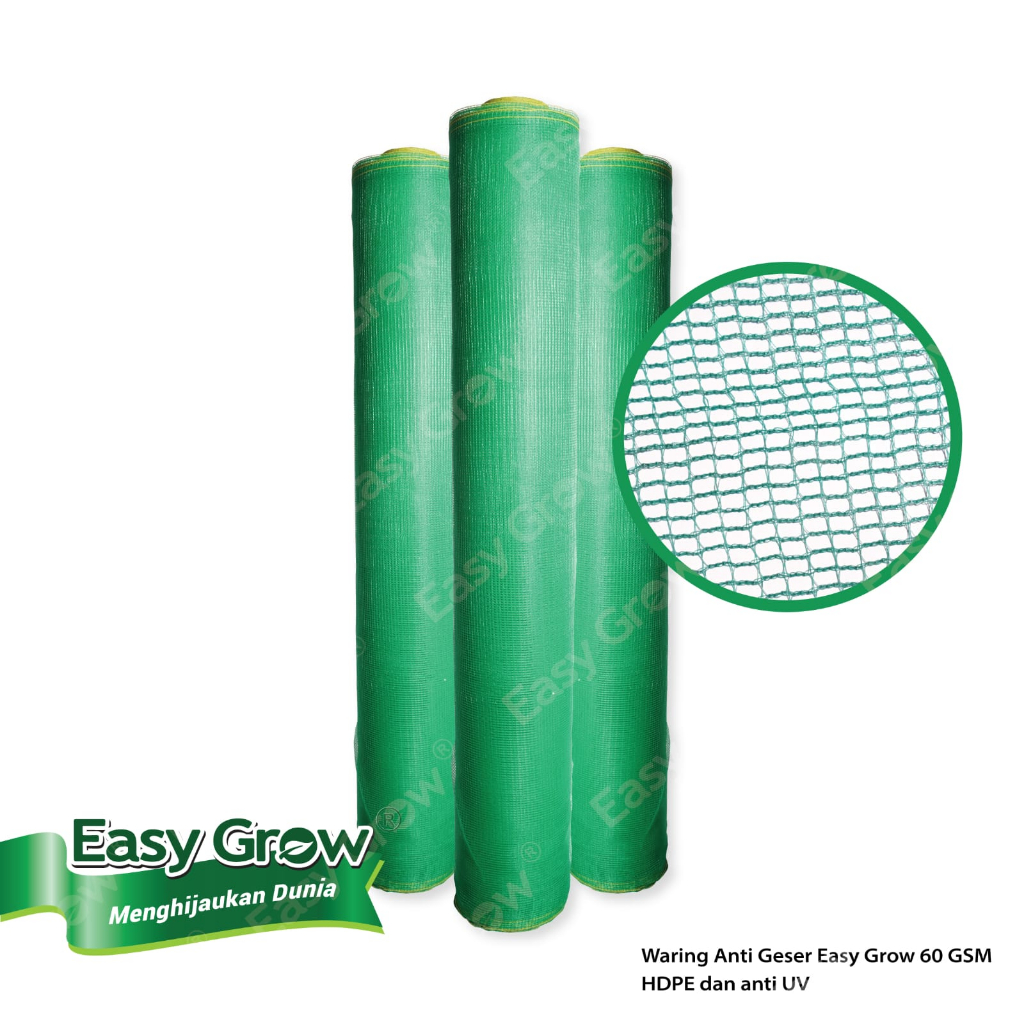 Waring Jaring Hitam / Hijau Lebar 1,2 meter - roll