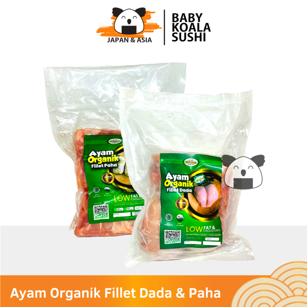 

BERKAH Chicken Organik Fillet Dada & Paha Ayam 1 Kg Halal