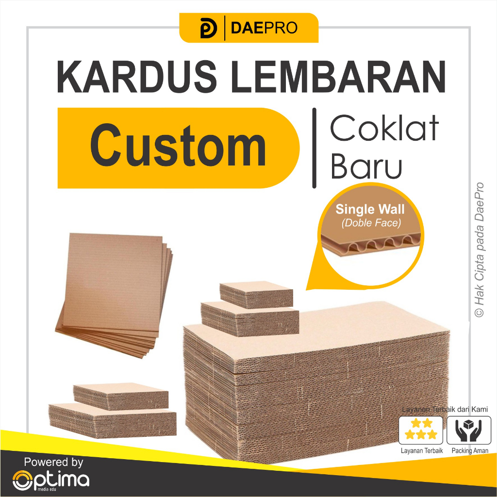 

Kardus Lembaran Custom (chat)