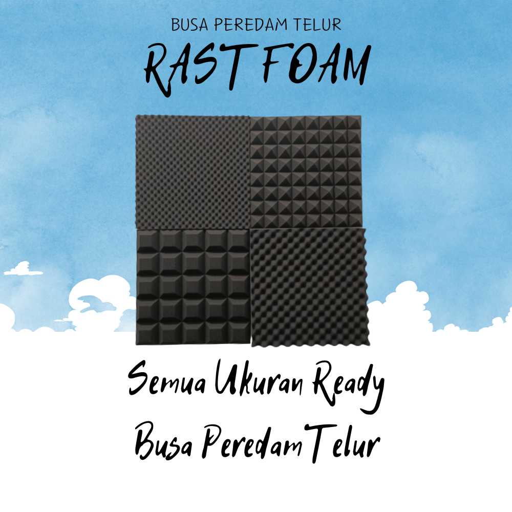 Busa peredam suara/acoustik foam/busa telur, Piramida, Kotak sudoku ukuran 50x50 cm