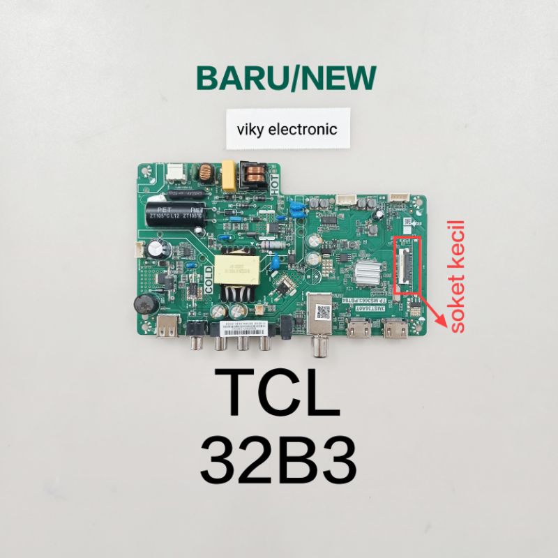 TCL 32B3 mainboard mb mobo modul mesin tv TCL 32B3