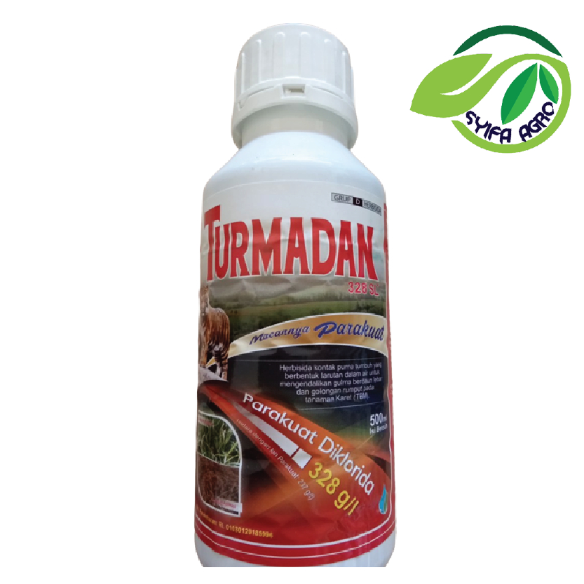 TURMADAN 328 SL Herbisida pembasmi Rumput dan Gulma berdaun lebar kemasan 500 ML