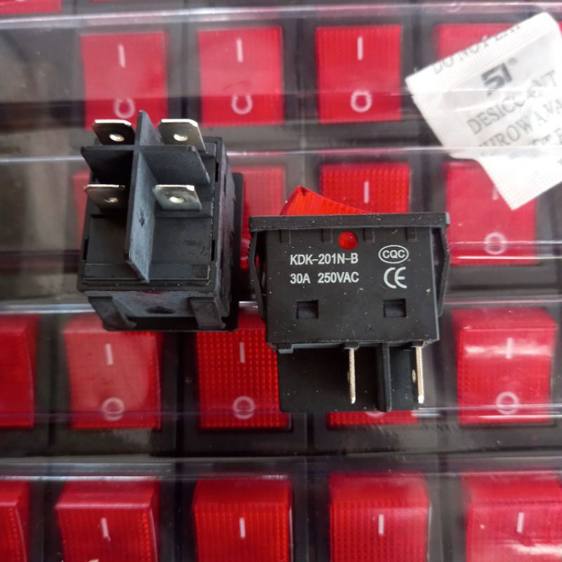 Saklar 4 kaki dan 6 kaki 30a On Off Mesin Las / Switch 6 Pin 30A Besar Mesin Las