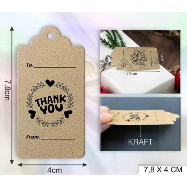 

Hang Tag Custom Hangtag Baju Bouquet Price Tag Label Online Shop