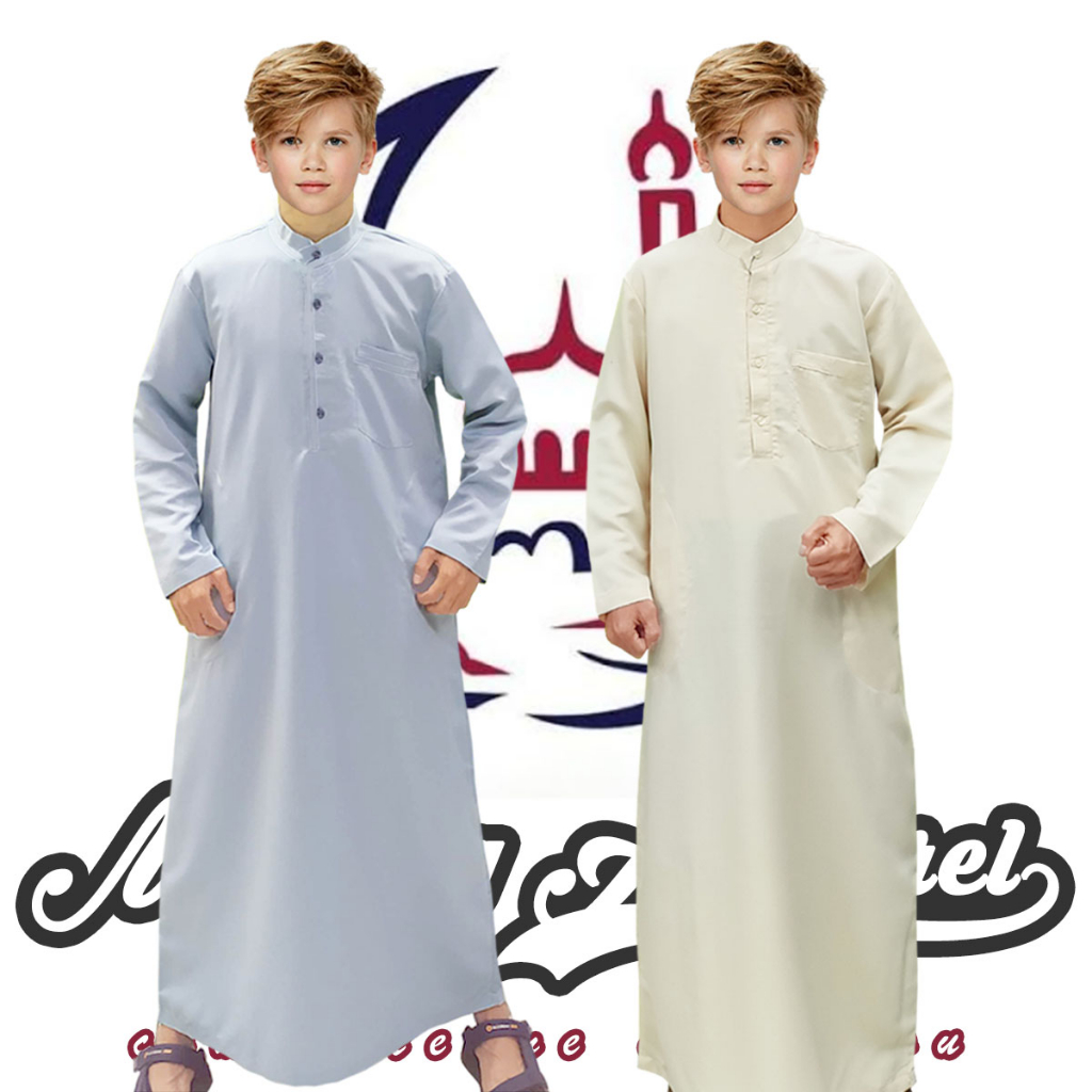 Koko Anak Jubah Anak Laki Laki Gamis Anak Laki Laki 3-17 Tahun