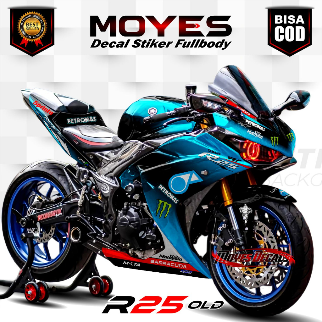 Bisa Cod Decal R25 Full Body Decal Yamaha R25 Old Stiker R25 Full Body Stiker Yamaha R25 Striping R2
