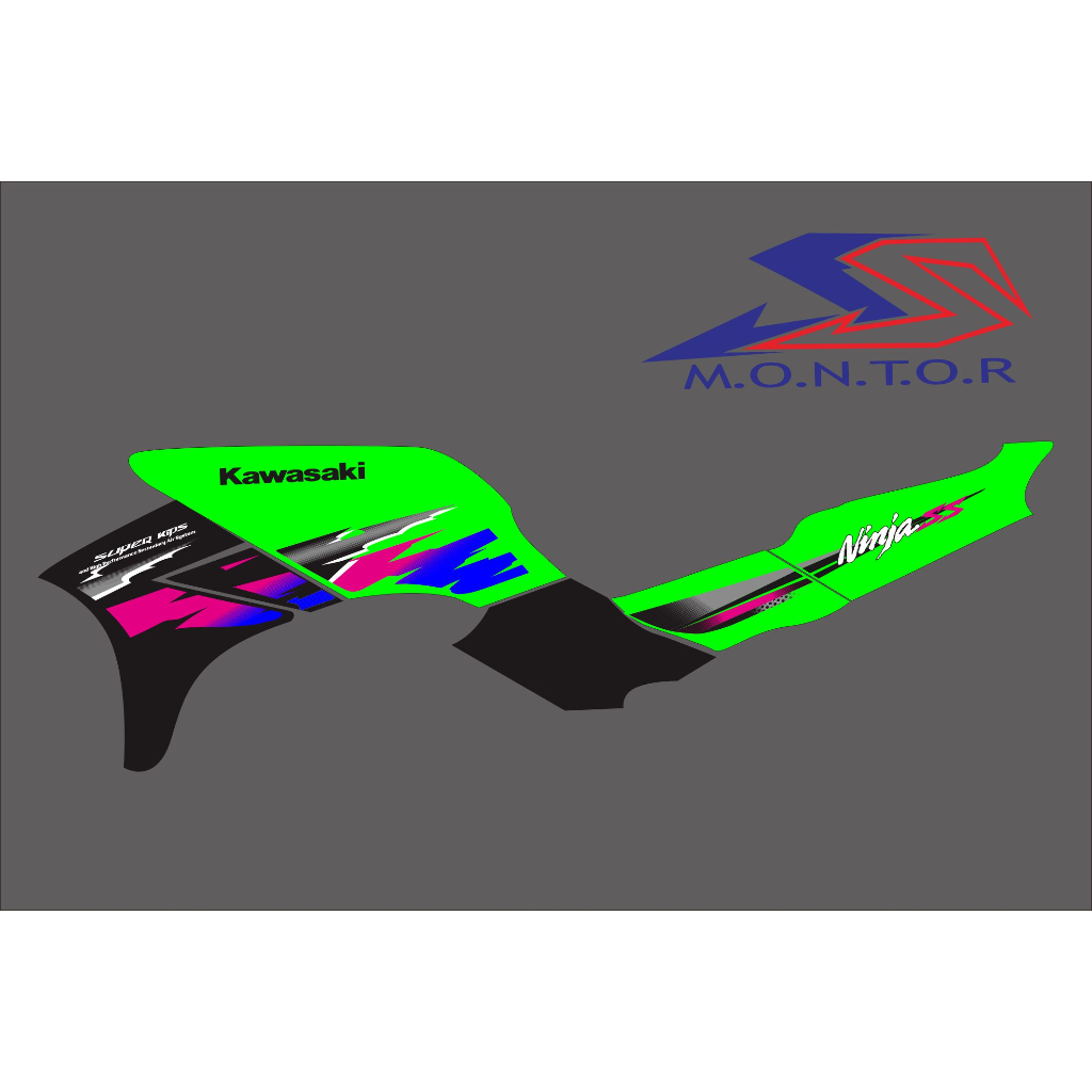 STRIPING STIKER NINJA SS KISS CUSTOM