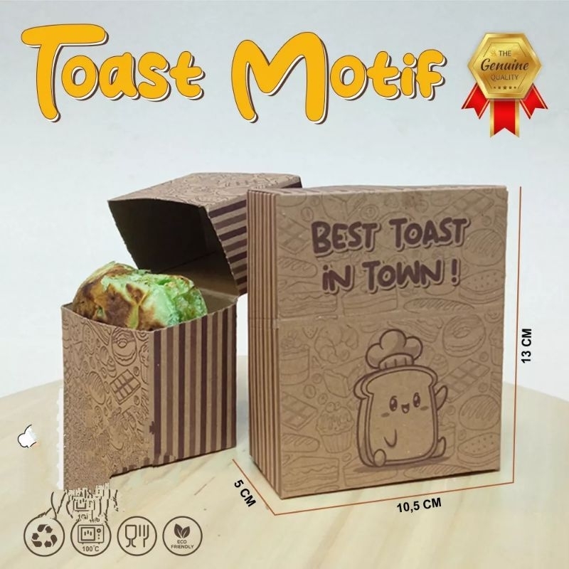 Toast Box Motif / Dus Roti Bakar/ Toast Tra
Dus Roti Bakar / Box Roti Toast / Kemasan Roti