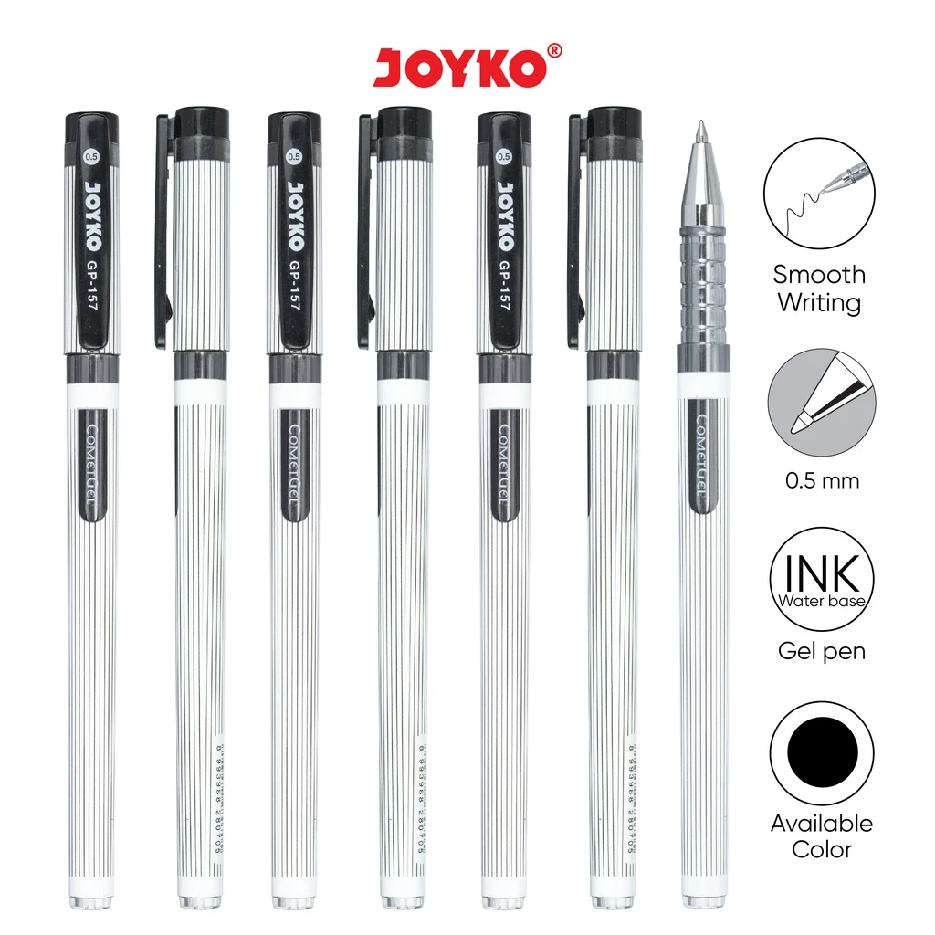 

Pulpen Gel JOYKO GP-157 Comet Gel 0.5 mm Isi 12 pcs