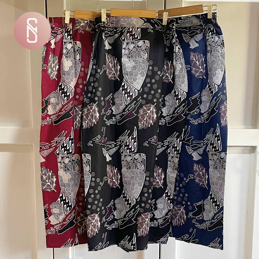 Rok Batik Span Ardila Jumbo kondangan big size motif batik