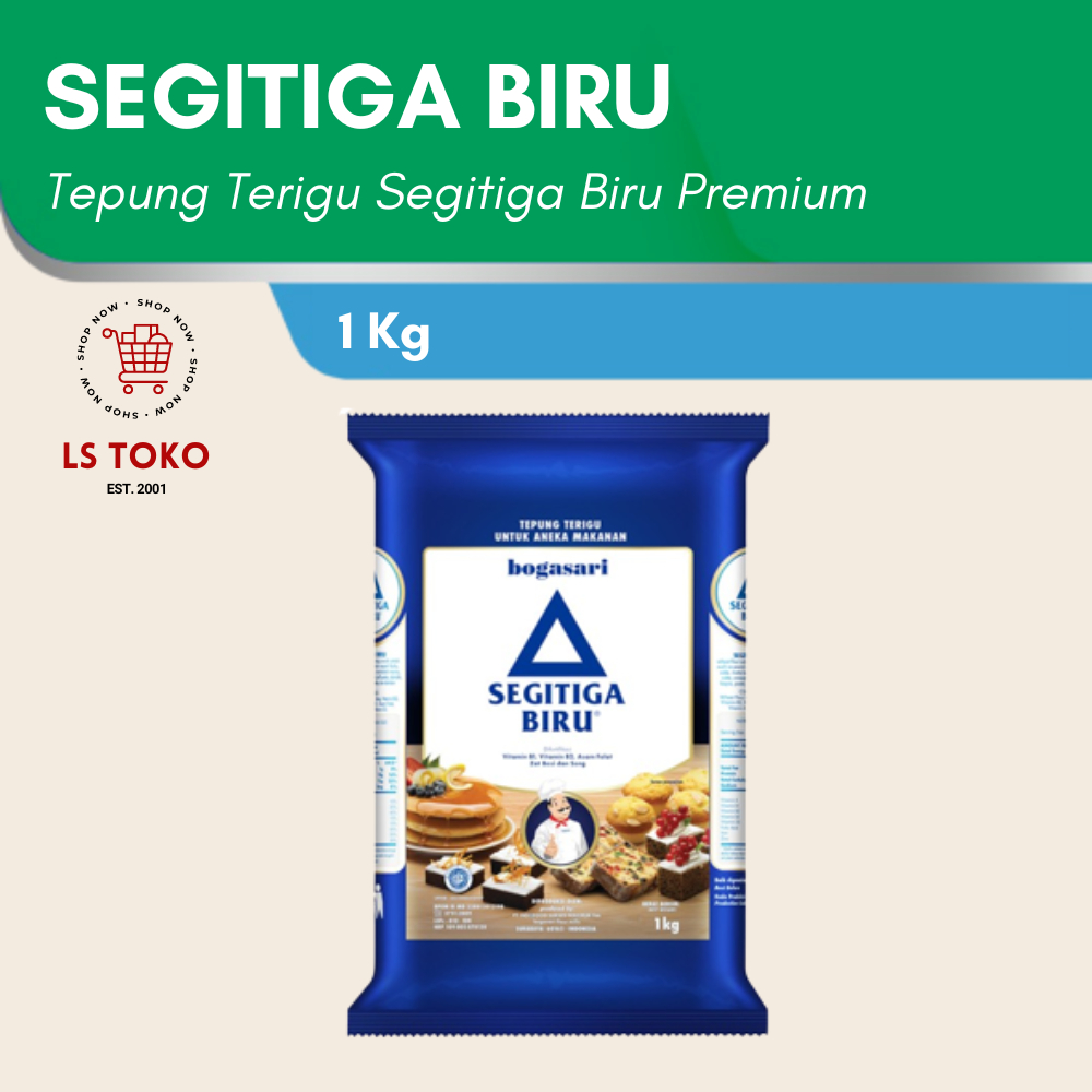 

BOGASARI Segitiga Biru Tepung Terigu Premium 1kg