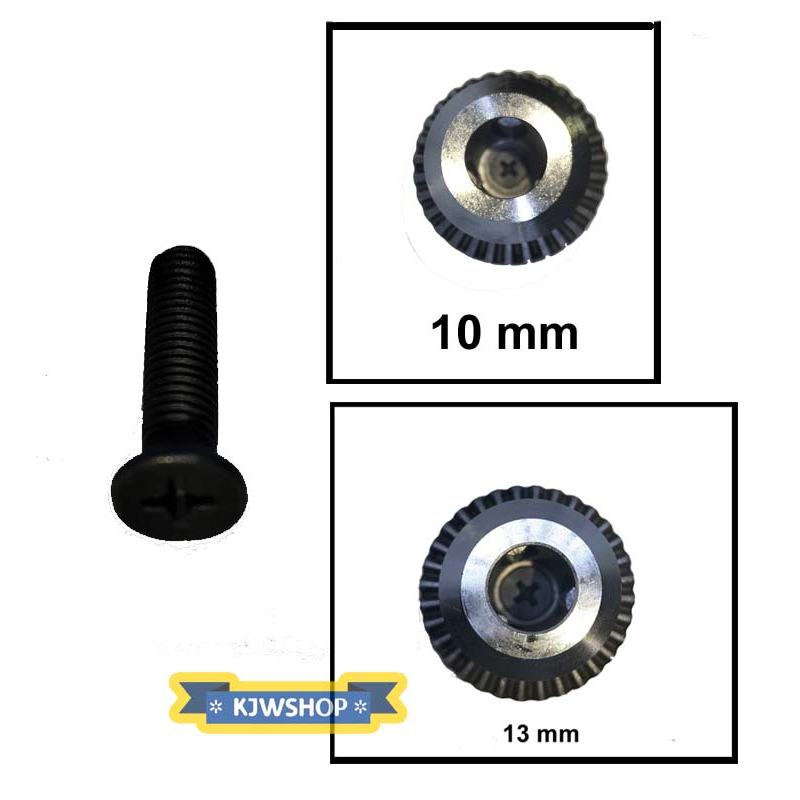 Sparepart Mesin Bor Baut Baot Kepala Bor 10 mm 13 mm M5 Drat Kiri Baut Kepala Bor 10 mm Baut Kepala 