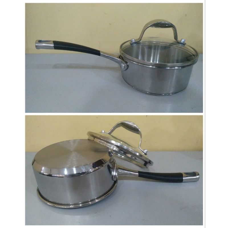 SAUCEPAN MAXIM EXPORT 14CM STAINLESS STEEL TEBAL