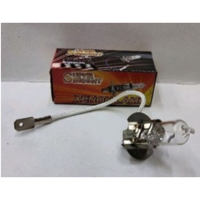 BOHLAM DEPAN HALOGEN H3 LAMPU TEMBAK 12 VOLT 100 WATT MOTOR MOBIL