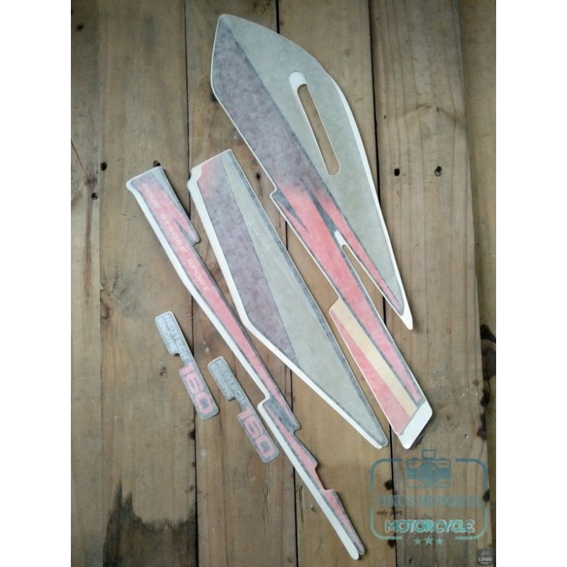 Striping Sticker Lis body Decal Honda GLpro GL Pro Neotech Neo tech Original Tahun THN 1995 1996 95 