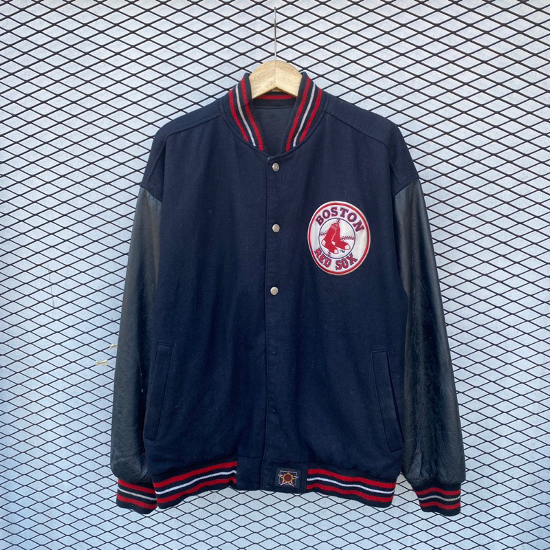 Varsity Leather  Boston red sox