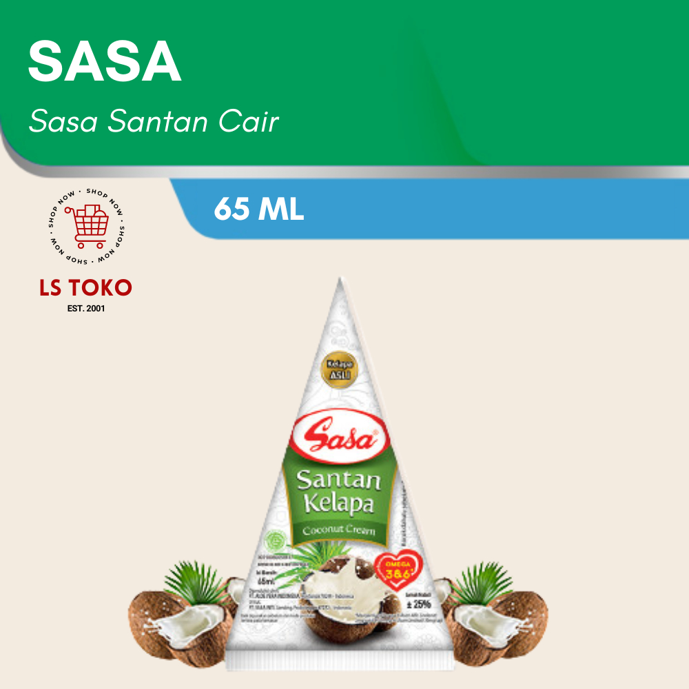 

Sasa Santan Kelapa 65 Ml