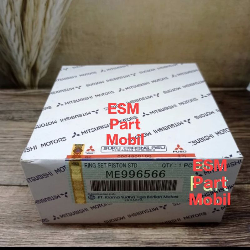 RING PISTON SEHER SET MITSUBISHI COLT DIESEL CANTER PS 125 TURBO