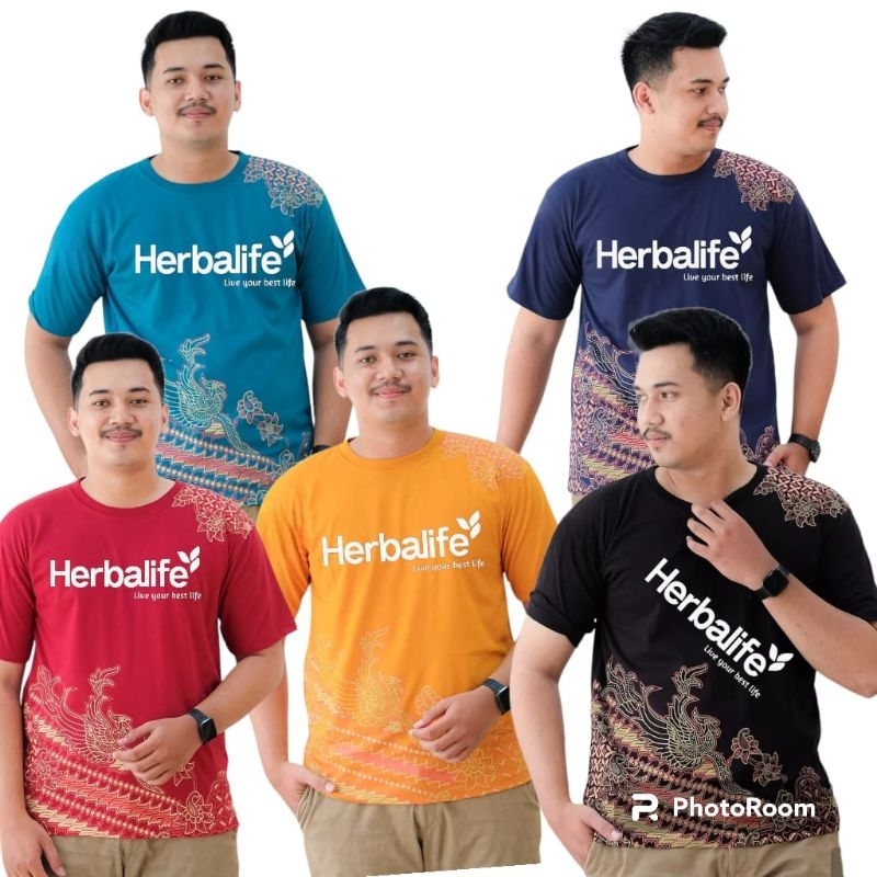 KAOS KATUN BATIK LENGAN PENDEK