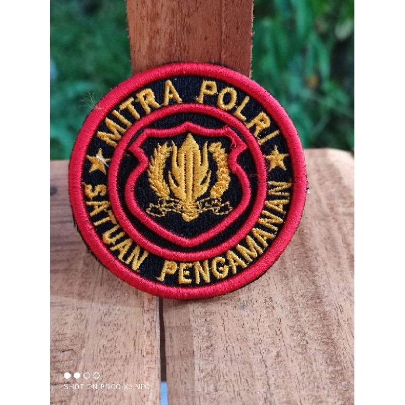 Bordir satpam mitra polri timbul