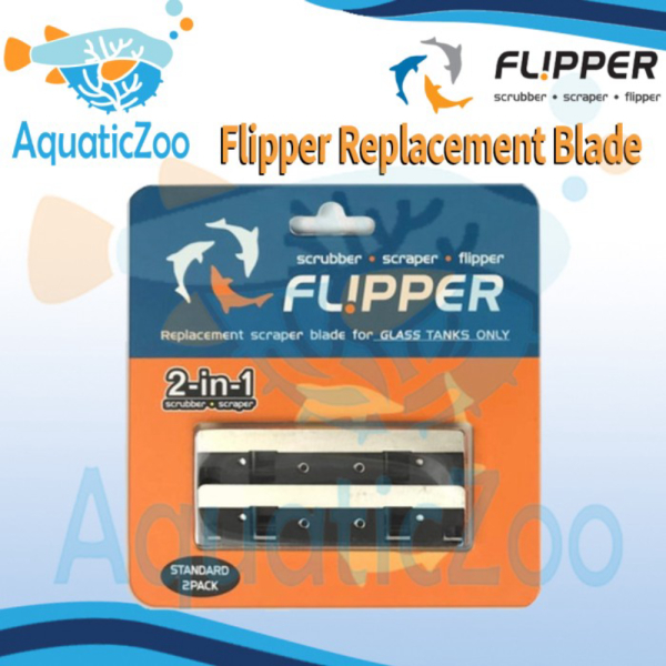 Jual Flipper Float Replacement Blade Pembersih Kaca Aquarium Algae Scraper Diskon