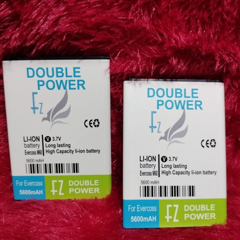 Baterai Evercoss M6 M6A M60 U6C Battery Batre Batery Dobel Power fz Evercoss Original