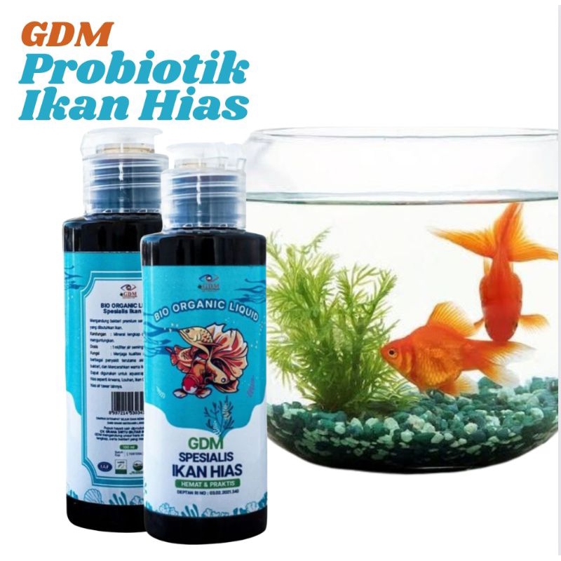 Probiotik Vitamin Ikan Hias , GDM Bio Organic Liquid 100ml.