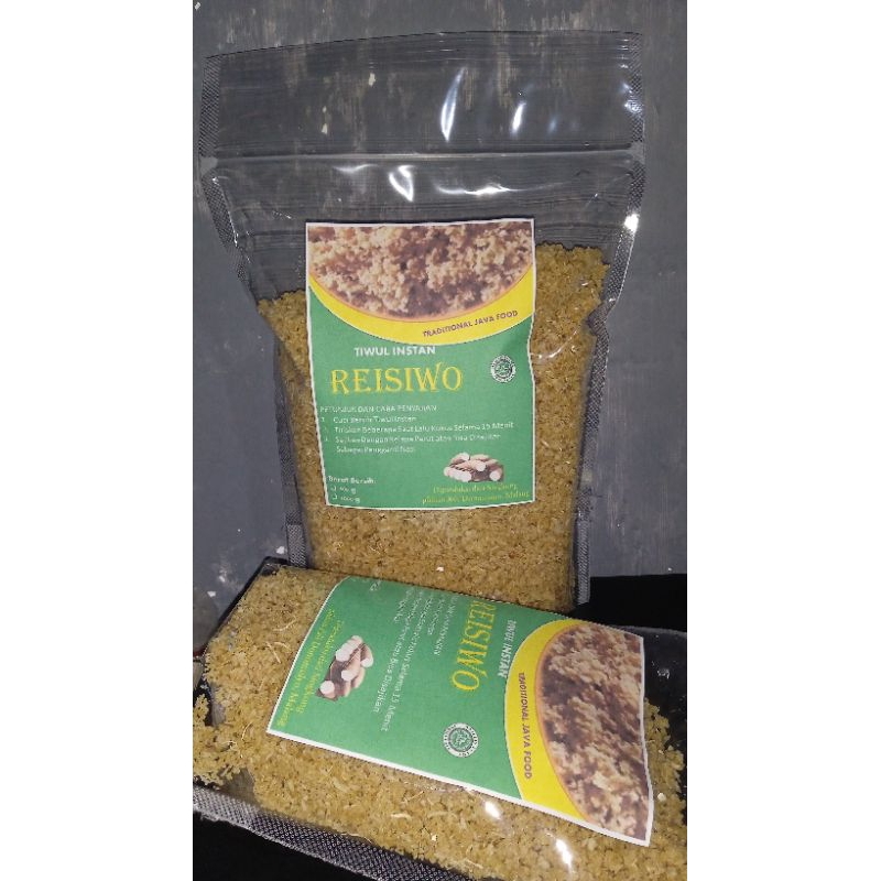 

Oyek Nasi Tiwul Tiwul instan Makanan Pengganti Nasi Rendah Gula Original, MALANG