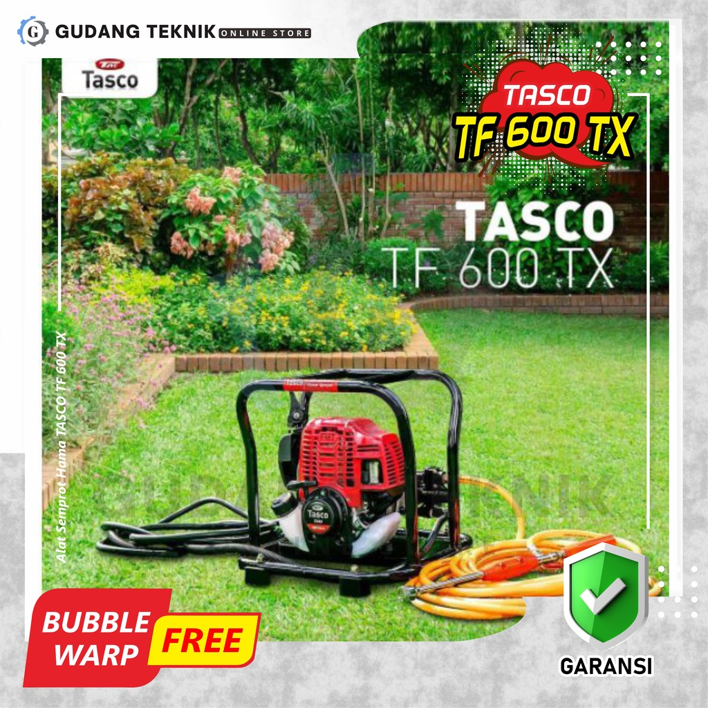Tasco TF-600TX / Mesin Steam Portable Engine 4 Tak Mesin Semprot Air Power Sprayer Tasco