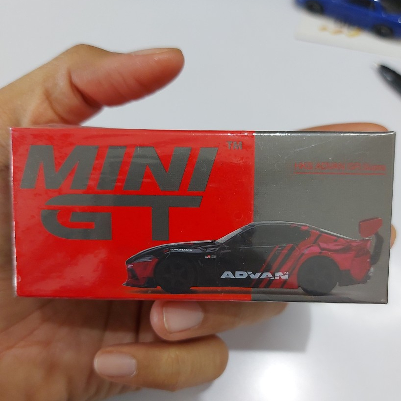 Diecast MINI GT Supra GR Advan New Segel