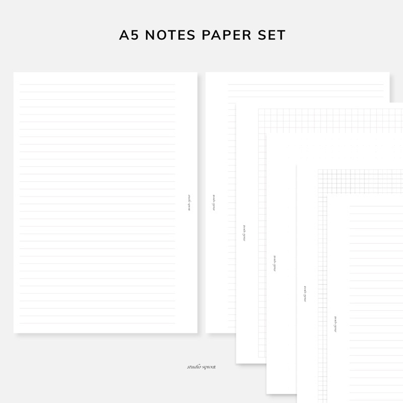 

A5 Notes - Loose Leaf Kertas Isi Binder Insert Refill